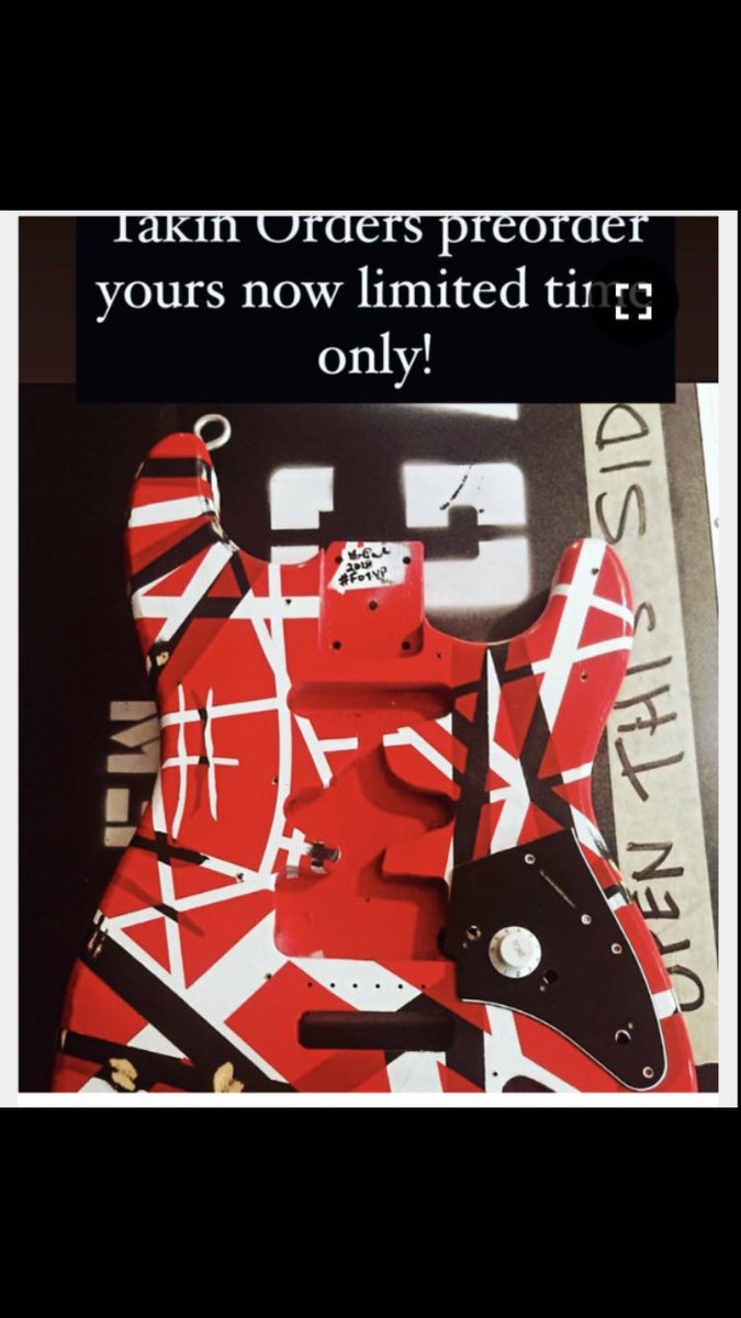 GuitarsVin's tweet photo. #evh #eddievanhalen #customguitars #preordertoday https://t.co/JbIFploabd