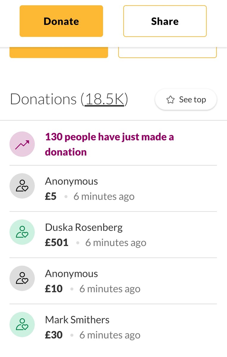 Kate_M_Proctor's tweet image. Money is pouring into Jeremy Corbyn's crowd funded legal fund.