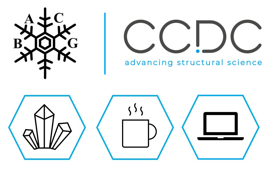 ccdc_cambridge's tweet photo. Contribute your tips + tricks to our #CrystalConversations community toolkit at November's virtual meeting with @BACG_! As well talks from guest speakers Robert Docherty from @Pfizer and Prof Alessia Bacchi from @unipr Register here: https://t.co/Pvy8T3asWr
#chemtwitter https://t.co/J7s8k88kba