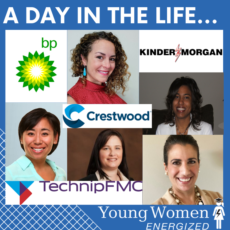YWEHouston's tweet photo. Have you ever wondered what it's like to be a geologist, an IT strategist or a VP at an energy company? Join the virtual #YoungWomenEnergized on Nov. 7 to hear what a day in the life is like for these real-world women in #STEM! Sign up for #SisterSTEM: https://t.co/s1ou3l7LrQ https://t.co/4MncHEbzV6