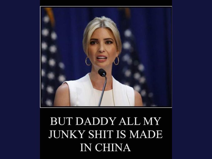 deejaydee's tweet photo. @IvankaTrump @realDonaldTrump @POTUS You have no idea what you are spewing, #PrincessGrifter 🙄 🇺🇸 https://t.co/1vcQQO6weH
