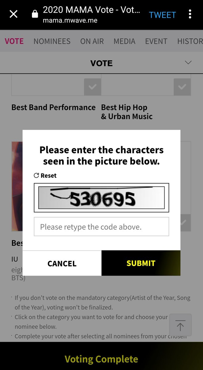 Step 12:Click on Agree and Finalize VoteYou will get a captcha. Enter the captcha correctly. And YOU ARE DONE FOR THE DAY!After this you can click on "See Event" to vote again with another account.