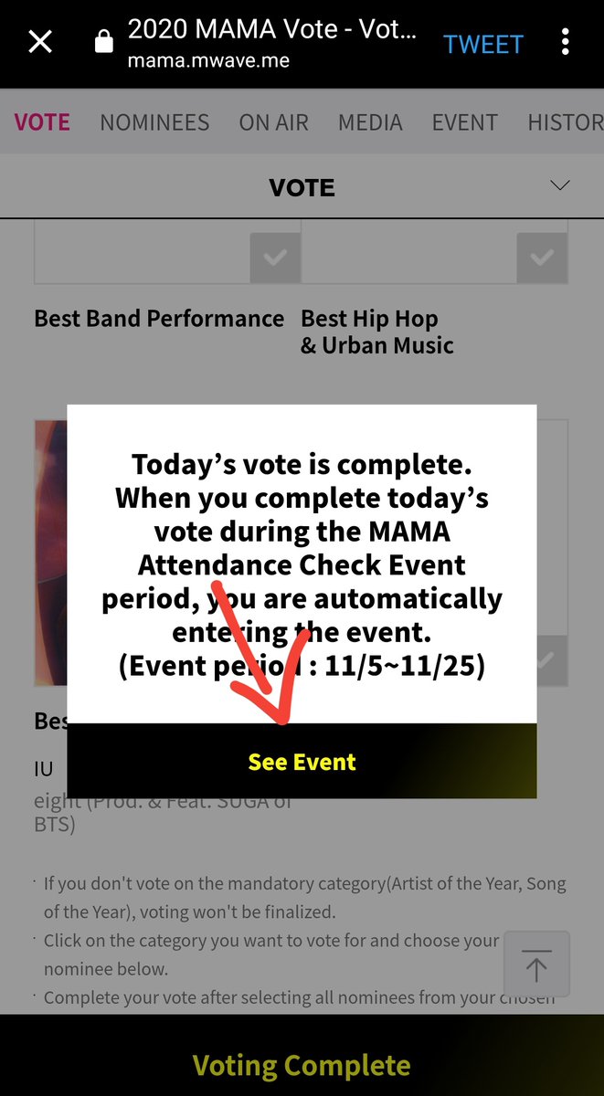 Step 12:Click on Agree and Finalize VoteYou will get a captcha. Enter the captcha correctly. And YOU ARE DONE FOR THE DAY!After this you can click on "See Event" to vote again with another account.