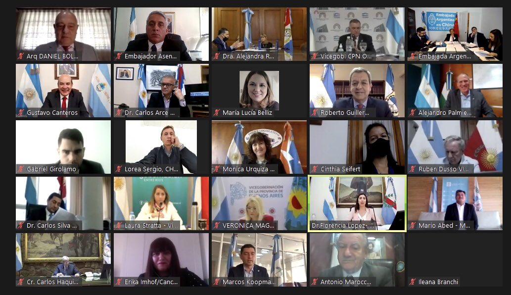 Asenciofernando's tweet photo. Gran reunión con el Emb. en China, Luis Kreckler y 18 vicegobernadores argentinos, con el objeto de federalizar las herramientas de la @CancilleriaARG para la internacionalización de las provincias a China en materia de exportaciones, turismo, inversiones y educativa, entre otras https://t.co/guato58ILw