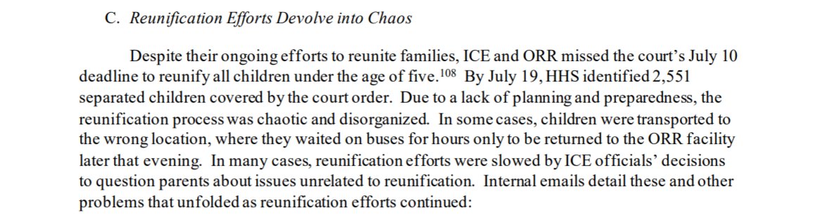 Because there had never been any real plan to reunite parents with their children, after a court ordered the Trump administration to do so, the situation quickly "devolved into chaos."Kids were stuck on buses overnight, sent to the wrong place, and ICE missed deadlines.