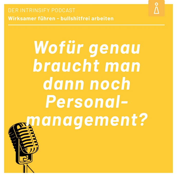 "Personalmanagement ohne Chef?!" - Meine neue Folge der Praxisarena (<a href="/Intrinsifyme/">intrinsify</a> Podcast) ist on Air! 

Für Spotify-Liebhaber*innen:
lnkd.in/gdV8XWY

Für Apple-Jünger*innen:
lnkd.in/gDCVcV6

#Personalmanagement #FutureLeadership #NeueWirtschaft