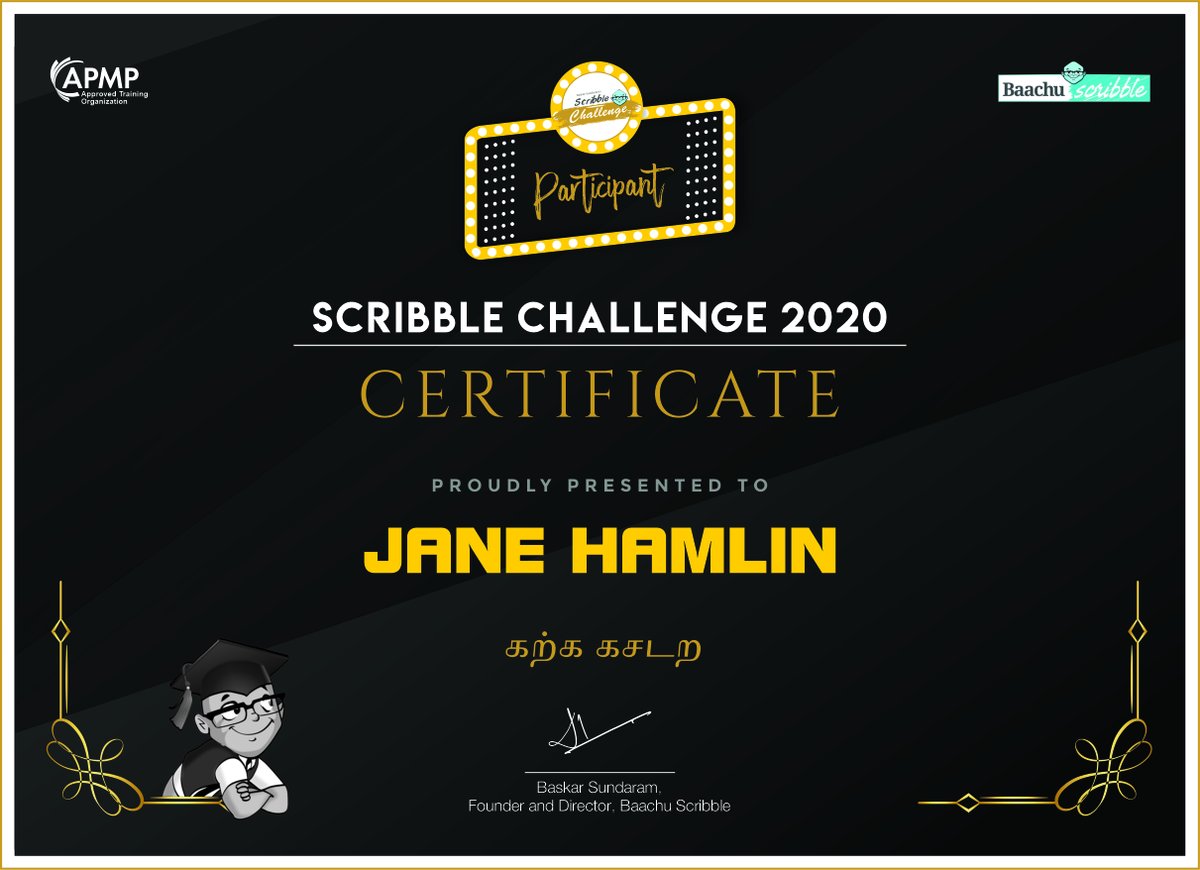 baachuworks's tweet photo. 2020 @baachuworks Scribble Scholarships Winners, Runners up and Participants announced. This year we shared $18,000 of @APMPConnect training scholarships with our bids and proposals community and waived further $14,000 for our @SMAWins friends.#wow2k
https://t.co/JYHqkonh0K https://t.co/tWh17OKFyx