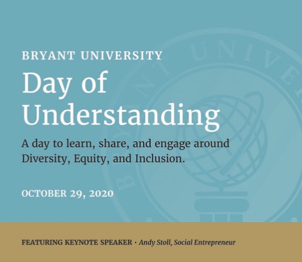 We hope to see you at some of the #DayofUnderstanding sessions today <a href="/BryantUniv/">Bryant University</a> !