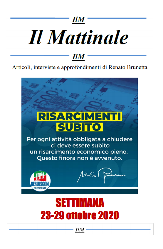 IlMattinale's tweet photo. #ILMATTINALE 

Articoli, interviste e approfondimenti a cura di 
@renatobrunetta

(23-29 ottobre 2020)

LEGGI QUI ➡️ https://t.co/9FkPGvFk0A https://t.co/PlZuf1AXJX
