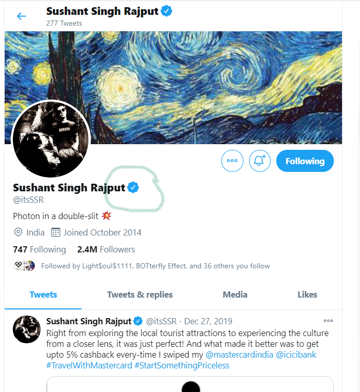 Drohi Ressrection Of The Rajput Warrior Is It Safe To Conclude That Twitter Agrees That Ssr Didn T Commit Suicide We Know Ssr Didn T But This Seems To Be A