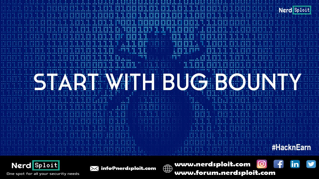 NerdsploitNS's tweet image. #hackerone #hacker #bugbounty #cybersecurity  #hackers #ethicalhacker #bugcrowd #hackernews #h #hackerindonesia #hackerearth #hackerman #kalilinux #ethicalhacking #hackerrank #vulnerability #malware #security #pentesting #infosec #hackerspace #bugbountytips  #blackhat #nerdsploit