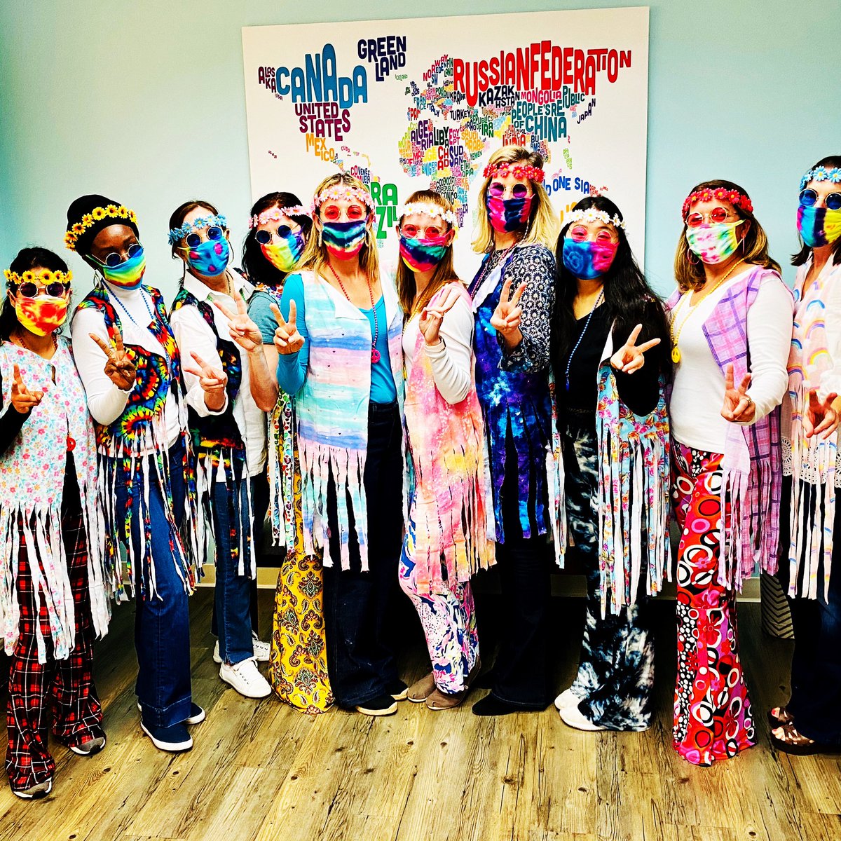 TeamAllergy's tweet photo. Happy Halloween from Schreiber Allergy! ✌️Getting some joy from 2020. #Halloween2020 #allergydocs https://t.co/UfYZ9KQWU7