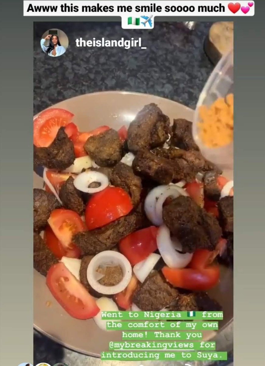 mybreakingviews's tweet photo. We first learnt about Nigeria ๐ณ๐ฌ and made suya. This was my first every #CookingTravelTalks live. So many people cooked with me ๐ฅฐ๐ https://t.co/VlgeWt0wNY
