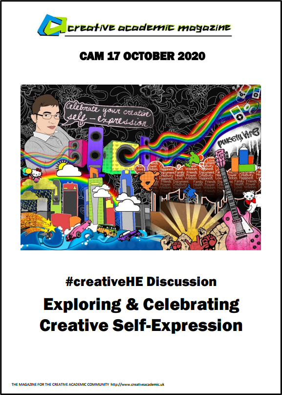 The latest issue of Creative Academic Magazine #17 is now available. It curates the lively #creativeHE discussion we had in the early days of lockdown on ‘creative self-expression.’ Its free to download at: creativeacademic.uk/magazine.html
<a href="/chrissinerantzi/">Chrissi Nerantzi</a> <a href="/DrPaulKleiman/">Paul Kleiman</a> #creativity