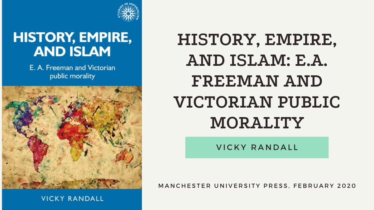 By  @DrVickyRandall, this book offers the first comprehensive treatment of the historian and public moralist E. A. Freeman since the publication of W. R. W. Stephens' Life and Letters of Edward A. Freeman (1895). Buy here:  https://manchesteruniversitypress.co.uk/9781526135810/ 