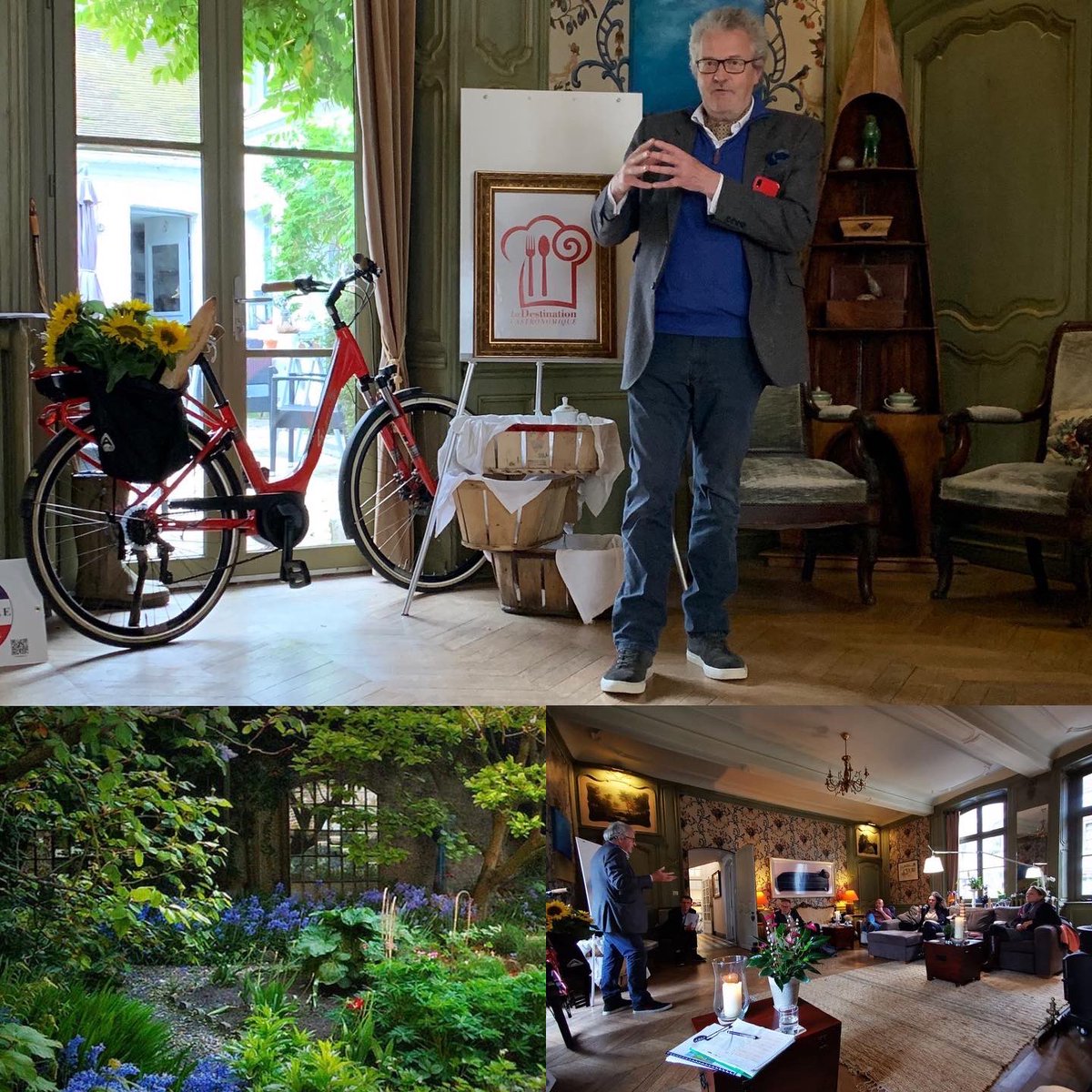 HdF_ERG2023's tweet photo. Le jury a rendu visite à Tim Matthews dans son B&amp;B Maison 76, situé à Montreuil-sur-Mer. Au coeur de nombreux projets de la ville liés à la gastronomie, il a co-créé avec Michael Bennet en 2016 le site de Destination Gastronomique Montreuil-sur-Mer. @OTMontreuilsMer @cdt62 https://t.co/3nsmsr7RmN