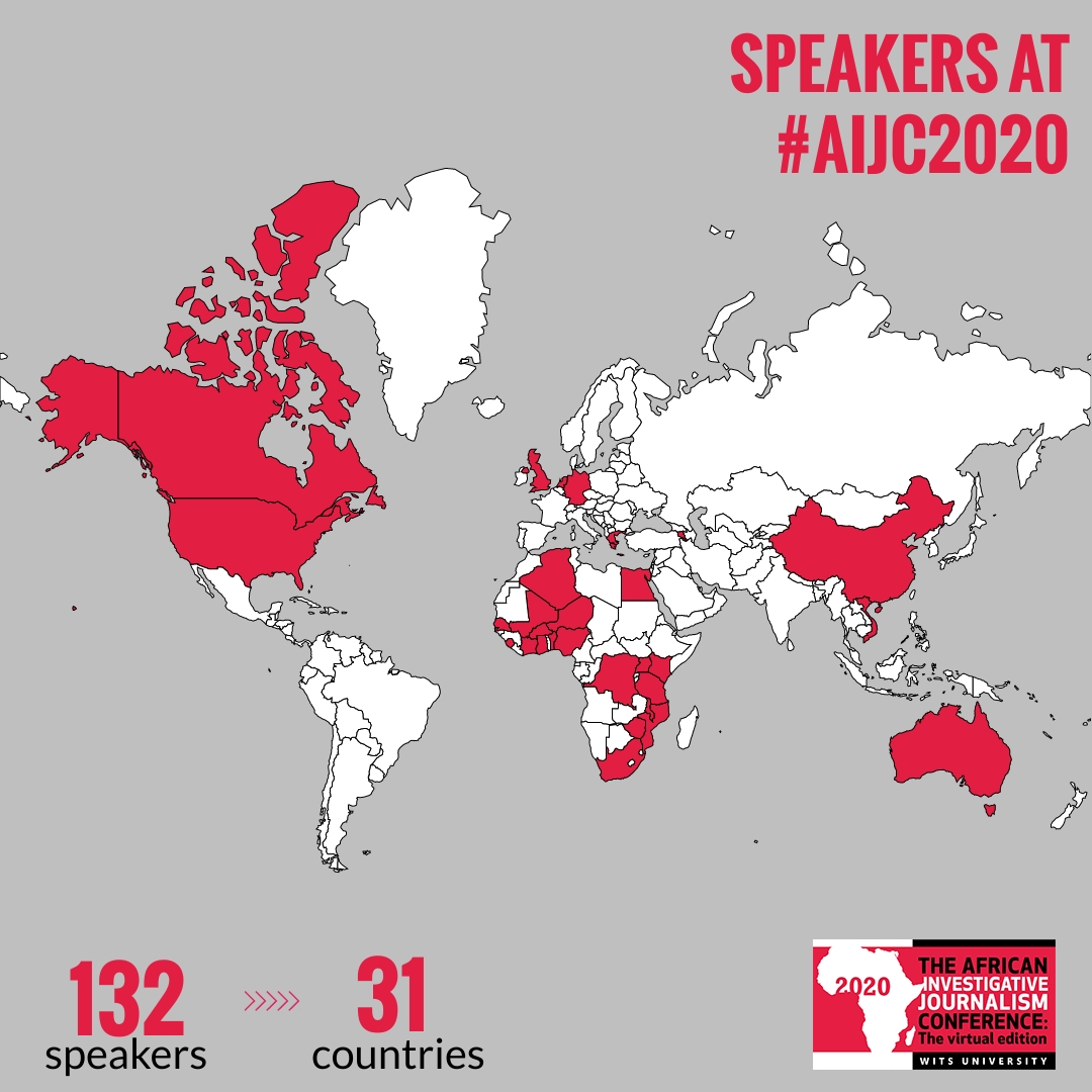 AIJC_Conference's tweet photo. And itโs a wrap. Over the past 18 dayโs weโve gone through 56 sessions at the @AIJC_Conferenceโs first virtual edition.
Thank you to all 132 speakers from 31 countries who took time out of their schedules to share their knowledge with muckrakers from around the world. #AIJC2020 https://t.co/xLHcIQxXqm
