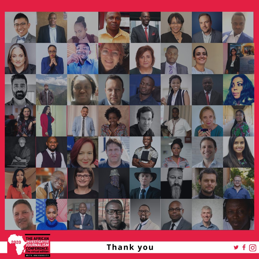 AIJC_Conference's tweet photo. And itโs a wrap. Over the past 18 dayโs weโve gone through 56 sessions at the @AIJC_Conferenceโs first virtual edition.
Thank you to all 132 speakers from 31 countries who took time out of their schedules to share their knowledge with muckrakers from around the world. #AIJC2020 https://t.co/xLHcIQxXqm
