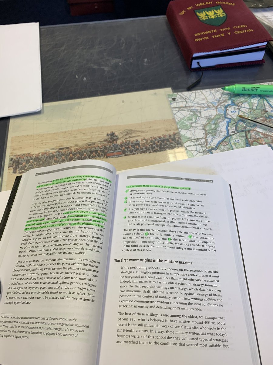 RSM_FrimleyPark's tweet photo. Some light reading over lunch! How often do you analyse your own organisation internally and externally. What tools do you use and what are the outcomes? #wholeLifeLearning #LifeLongSuccess #NeverStopLearning @ArmyCadets @HQCadetBranch @ACFColCadets @StuWilliams_ @RSM_1SG https://t.co/QtCbhz4Ls4