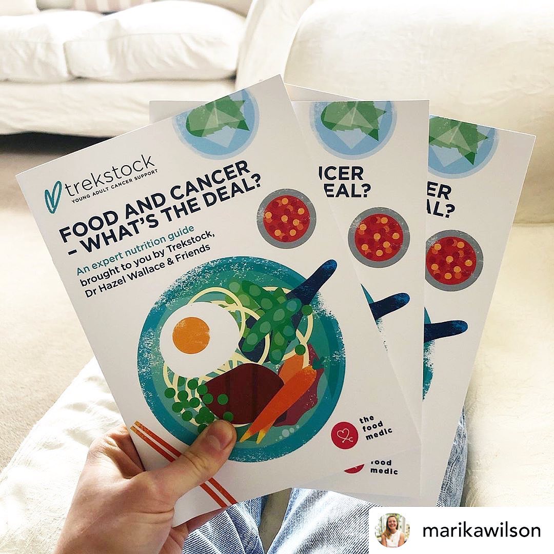 Food for ThoughtTrekstock ran a survey in 2019 and found that 43% of our community used the internet for nutrition advice, 20% refer to social media, and 45% said social media makes them feel confused about what to eat. #ForThe34  #Food  #Cancer  #Nutrition