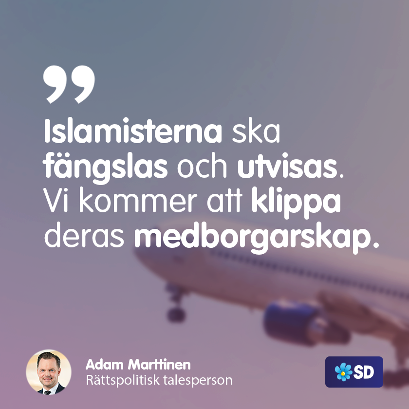 Islamisterna utgör ett hot mot Sverige och Europa. 

youtube.com/watch?v=L-N4V5…
