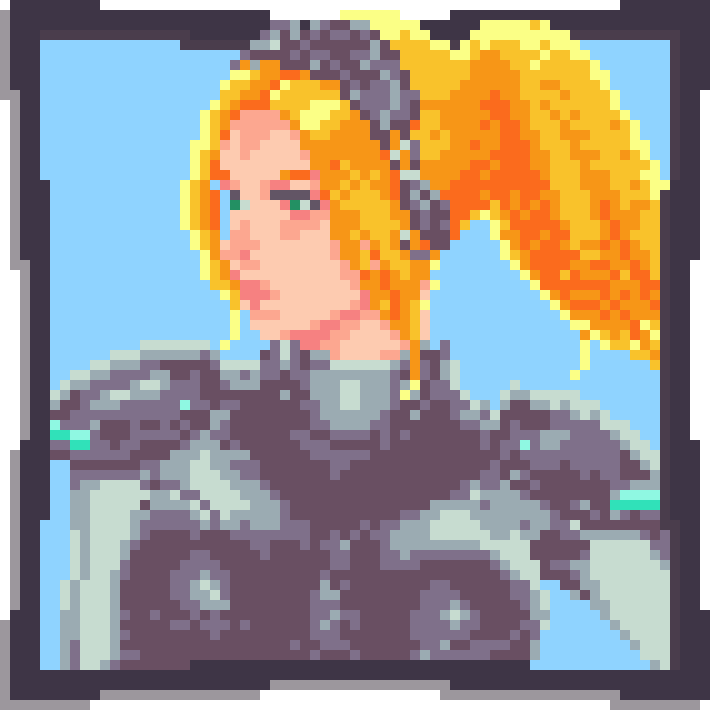 Antharuu's tweet photo. No time to do better :( #nova #startcraft @Blizzard_Ent @BlizzHeroesFR #heroesofthestorms #hots #starcraftii #pixelart #fanart #pixelartist https://t.co/ylaD1h6pgi