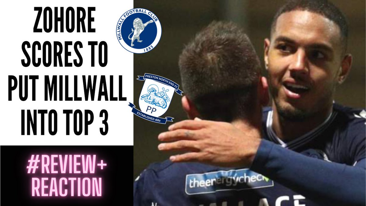 Benjaminbloom's tweet photo. ⚽️ Preston 0-2 Millwall - Match Review 

🗣 Zohore on target as Lions move up to third

🎥 https://t.co/togvNscyko

#PNEFC #Millwall #PREMIL #BloomClips #EFL https://t.co/OMDZ8EoQ8X
