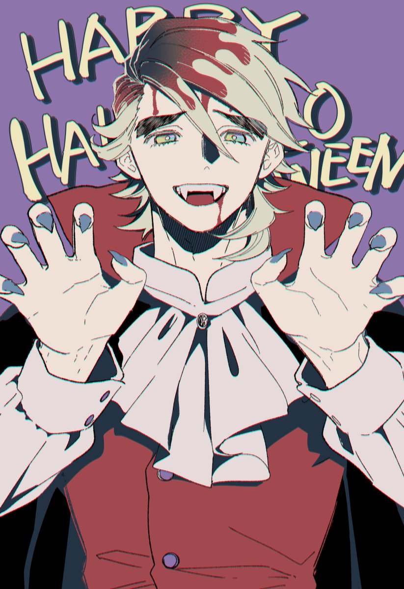 ハロウィンの仮装をしたら異様にそれっぽくなってしまったキメど君(ややこしい) 