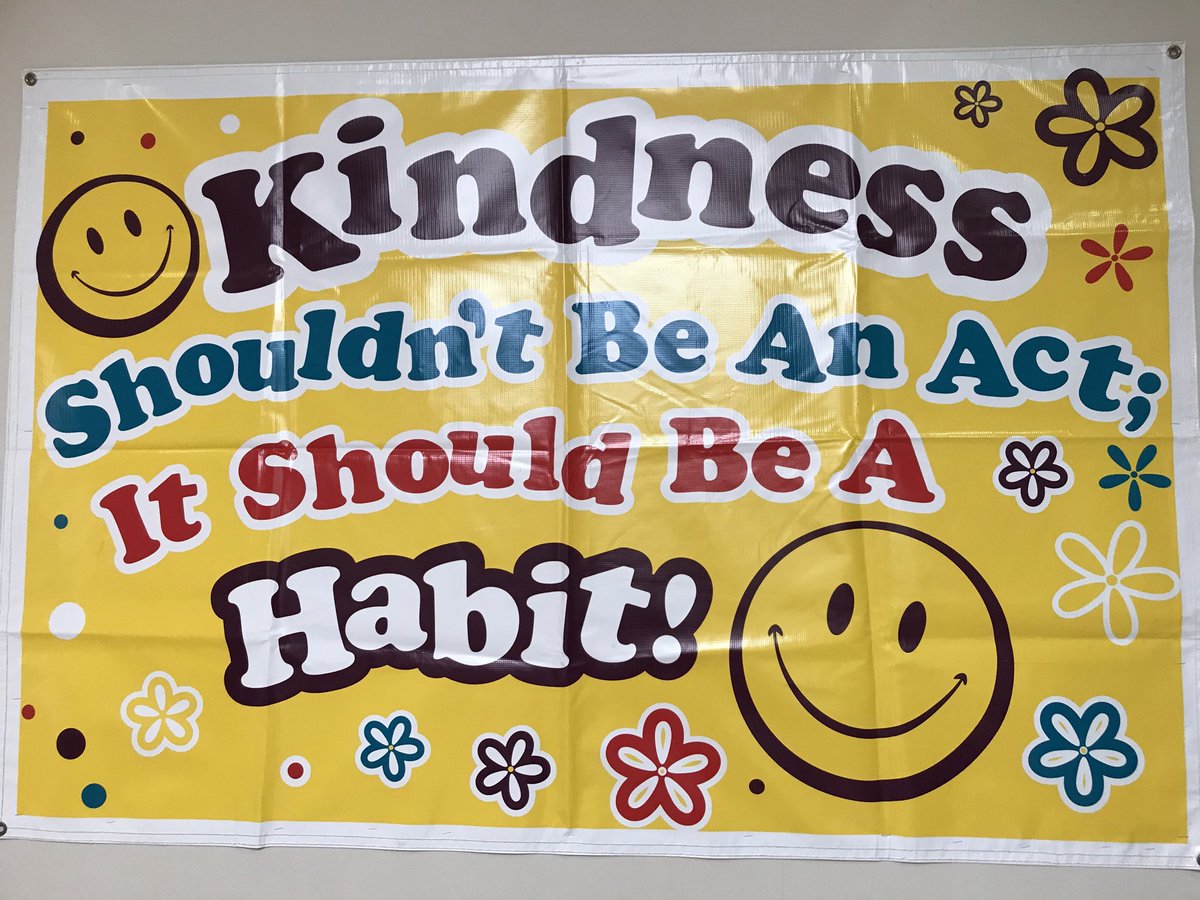 nurseSalamiRN's tweet photo. We form a habit by doing something regularly. Choose to be kind! #Hallwaychronicles ⁦@AliefISD⁩ ⁦@KennedyCougs⁩ https://t.co/V0MA5gxTWq