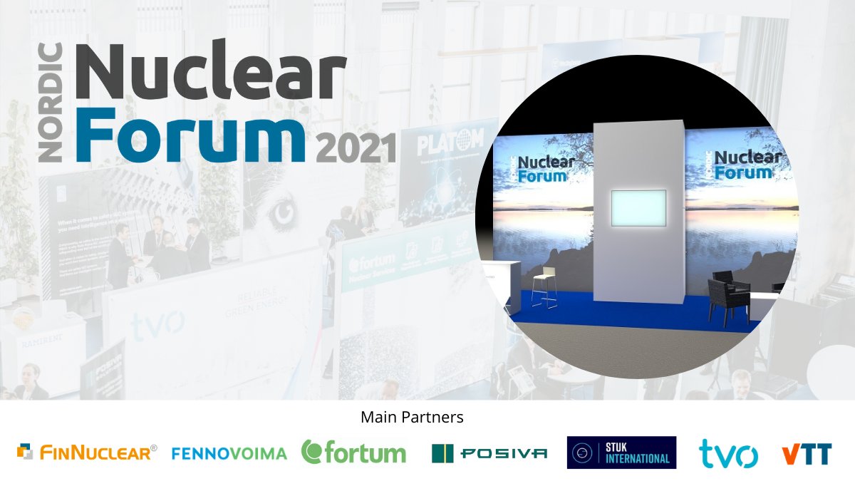 📣 Exhibition and sponsorship packages reservation is open. Use this opportunity to maximize your visibility: nordicnuclearforum.fi/exhibition/