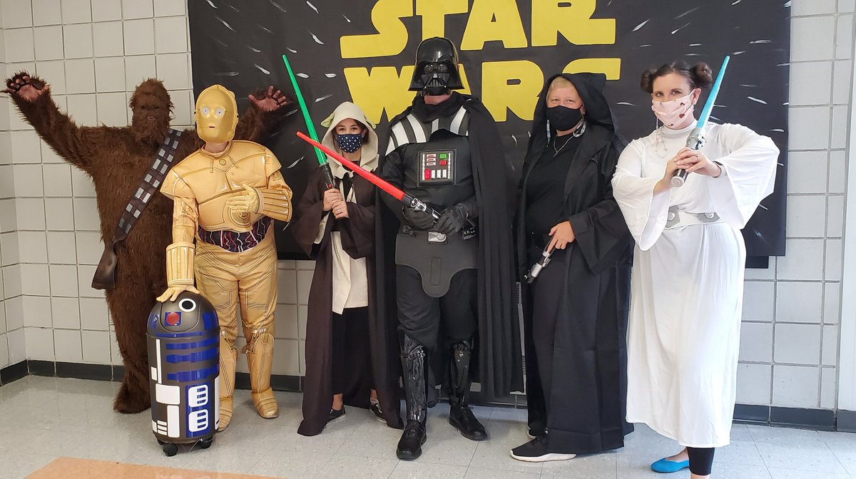 May the Force be with you! #StarWars #HappyHalloween #NMSLancersLead #CWing