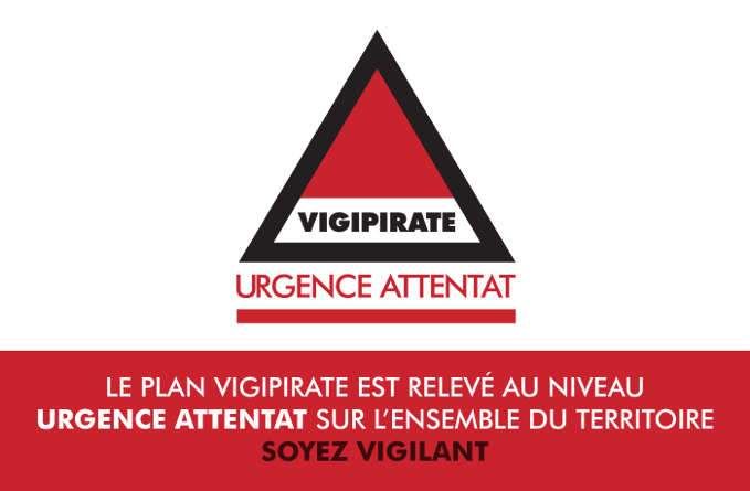 Prefet83's tweet photo. #Sécurité
Le Gouvernement vient de porter le #PlanVigipirate au niveau #UrgenceAttentat sur l'ensemble du territoire.
✅Il permet d’assurer la mobilisation exceptionnelle de moyens et de diffuser des informations pour protéger les citoyens.
➕d'infos👉 https://t.co/q6gYfUx23k https://t.co/AdAIUQAkix
