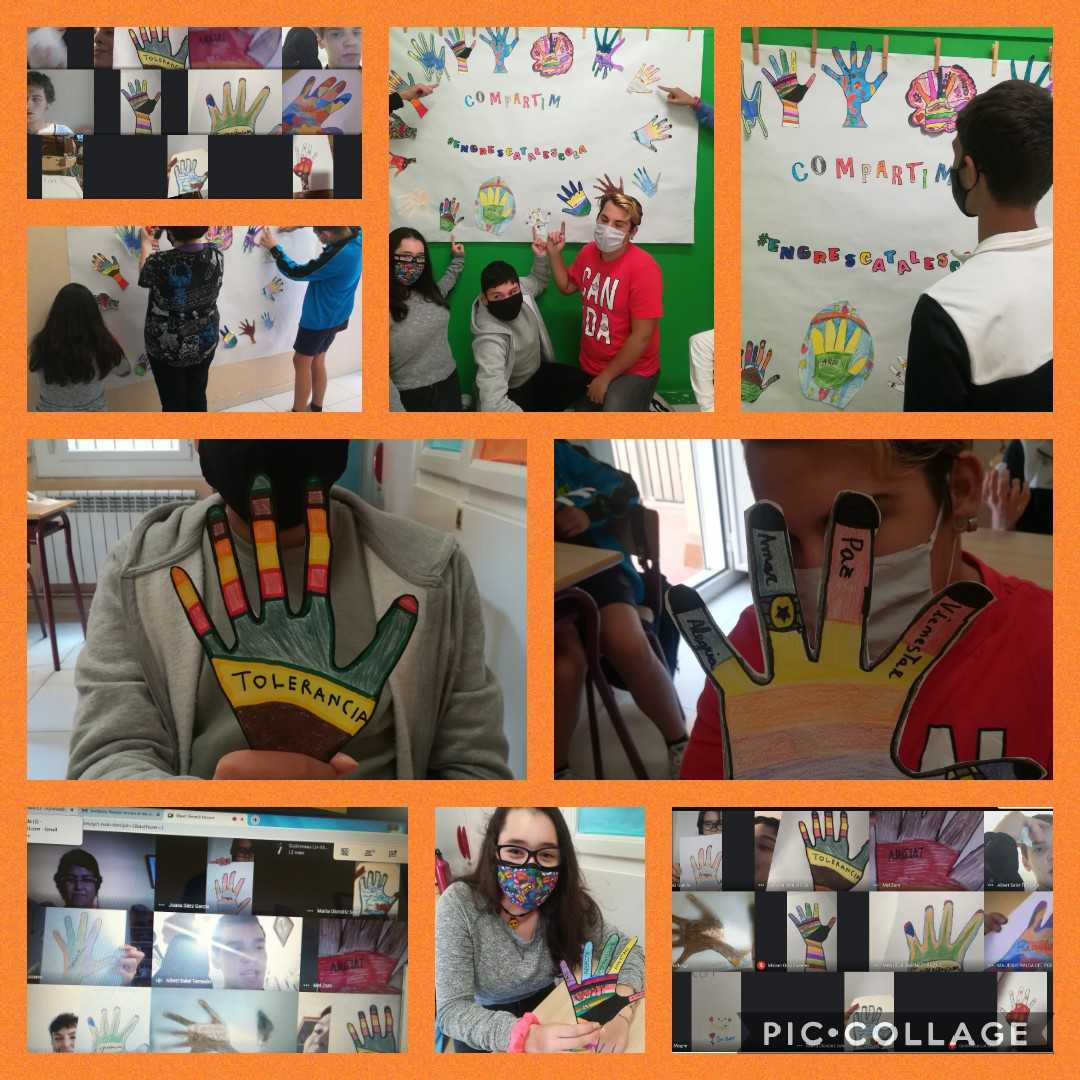 fepmontserratee's tweet photo. Desprès de passar el nostre confinament hem pogut acabar l'#Engrescat d'Octubre els alumnes de 3ers de secundària☺️👍Hem treballat a casa i l'hem acabat a l'escola. Estem molt contents 😉#somFEP #compartimmoltescoses https://t.co/AnzpYb2RW6