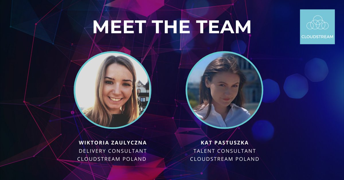 Meet Wiktoria and Kat! They are recruiting for our clients in #Poland. Get in touch today to find out how they can help you! #CloudStreamGlobal #PolandJobs #newjobopportunity #DeveloperJobs