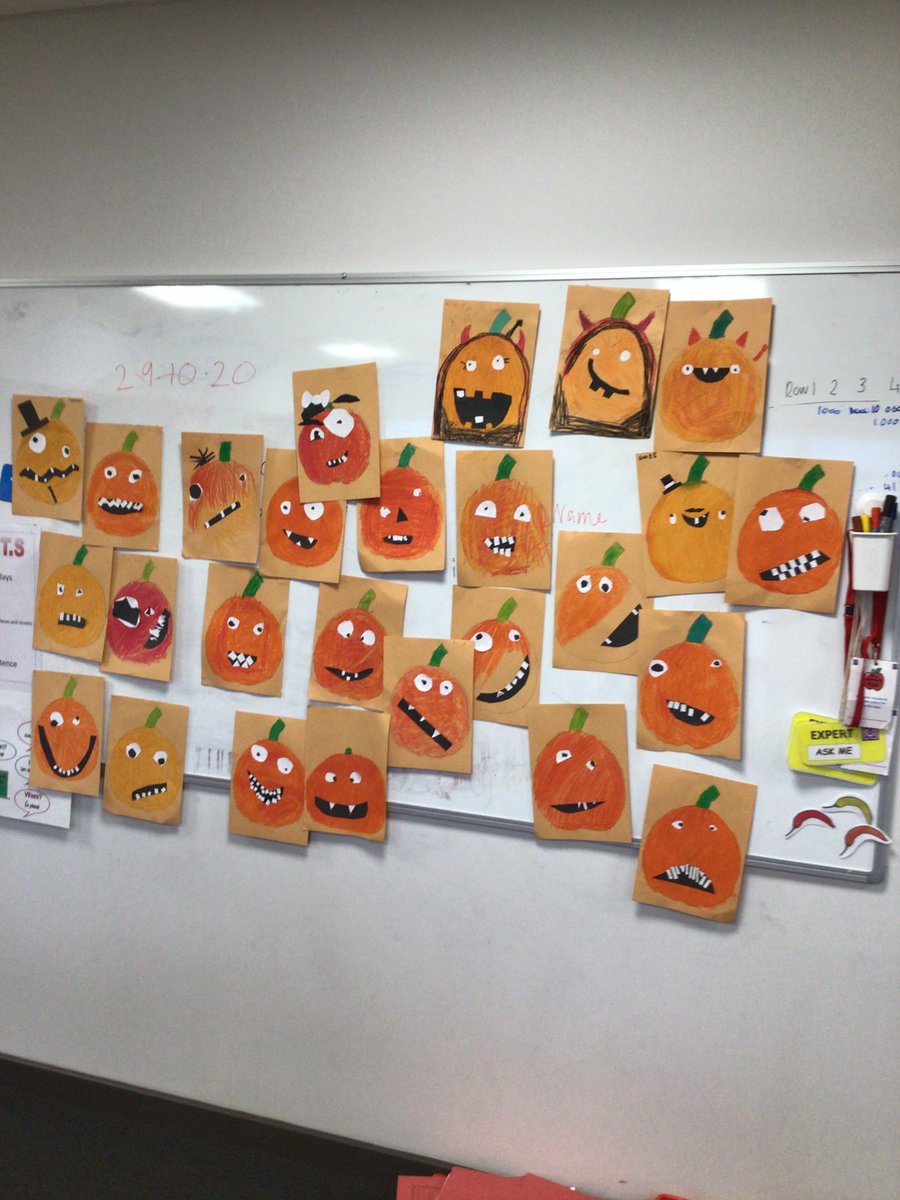 Pumpkin Party in p5a #creativelearners #HalloweenCountdown