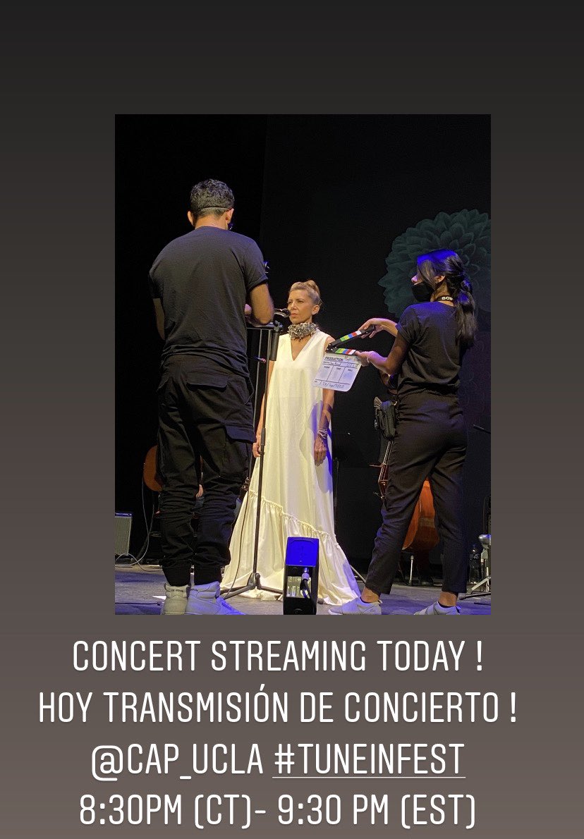 magosherrera's tweet photo. CONCERT STREAMING TODAY *
HOY TRANSMISIÓN DE CONCIERTO 
@CAP_UCLA #TUNEINFEST
8:30PM (CT)- 9:30 PM (EST)
👉🏼https://t.co/3fuWkJDVJj https://t.co/XcMgJoDJcY