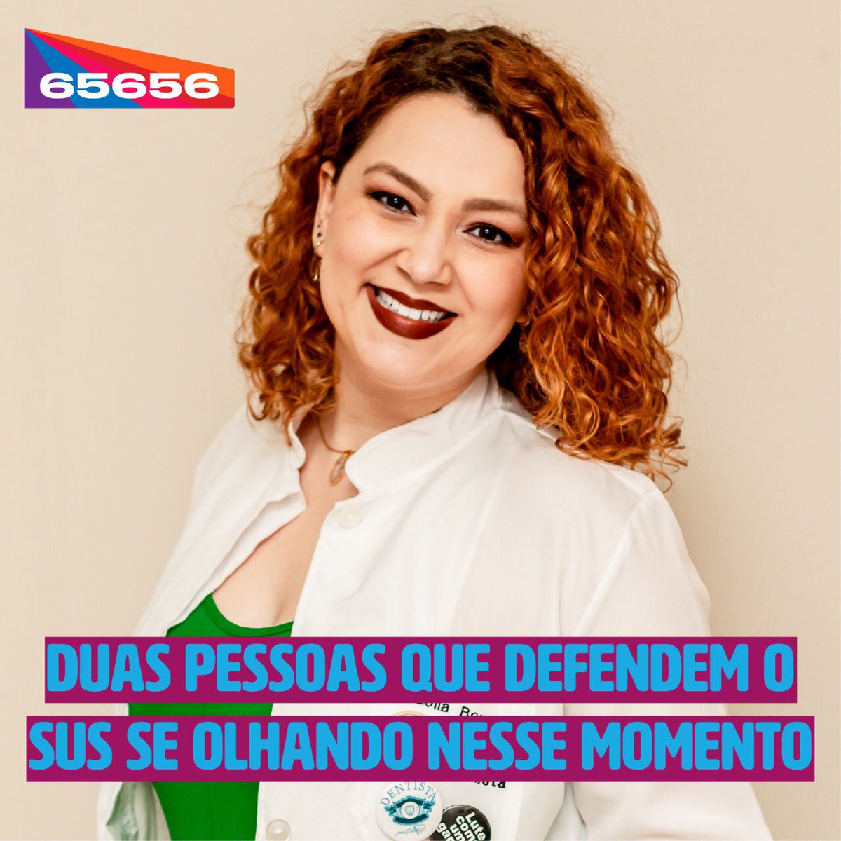 movcoletivopoa's tweet photo. Vem defender o SUS com o Movimento Coletivo 😍

A co-candidata Paolla é a nossa voz em defesa do SUS, é cirurgiã-dentista residente em saúde da família e luta em defesa da saúde pública, gratuita e de qualidade pra todo mundo de Porto Alegre. ✊

#DefendaoOSUS https://t.co/lJgrwaBXo3