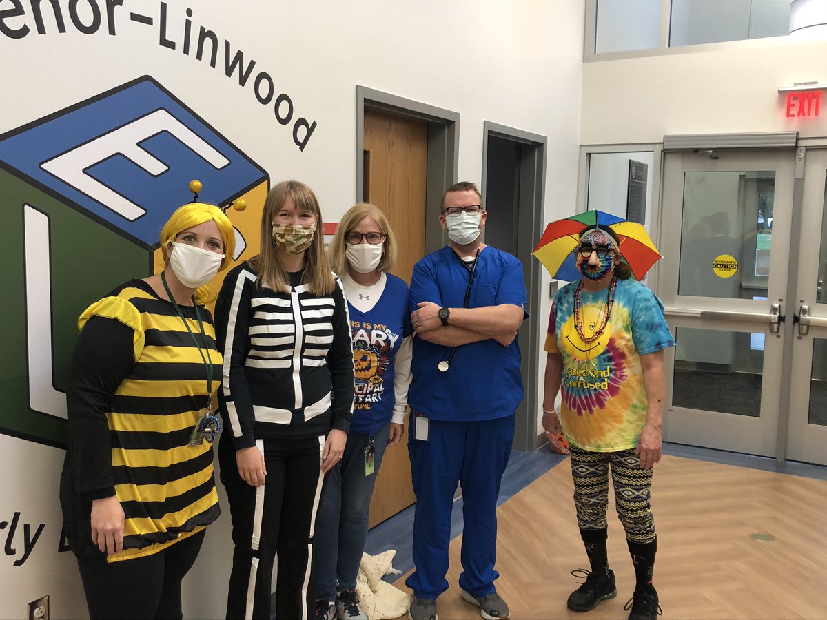 dlhoward32's tweet photo. A little Halloween parade for our Early Learning Center and childcare kiddos. Our staff joined in on the fun as well! #basehorlinwood #tbw #Halloween2020 https://t.co/aTqBxpSNVq