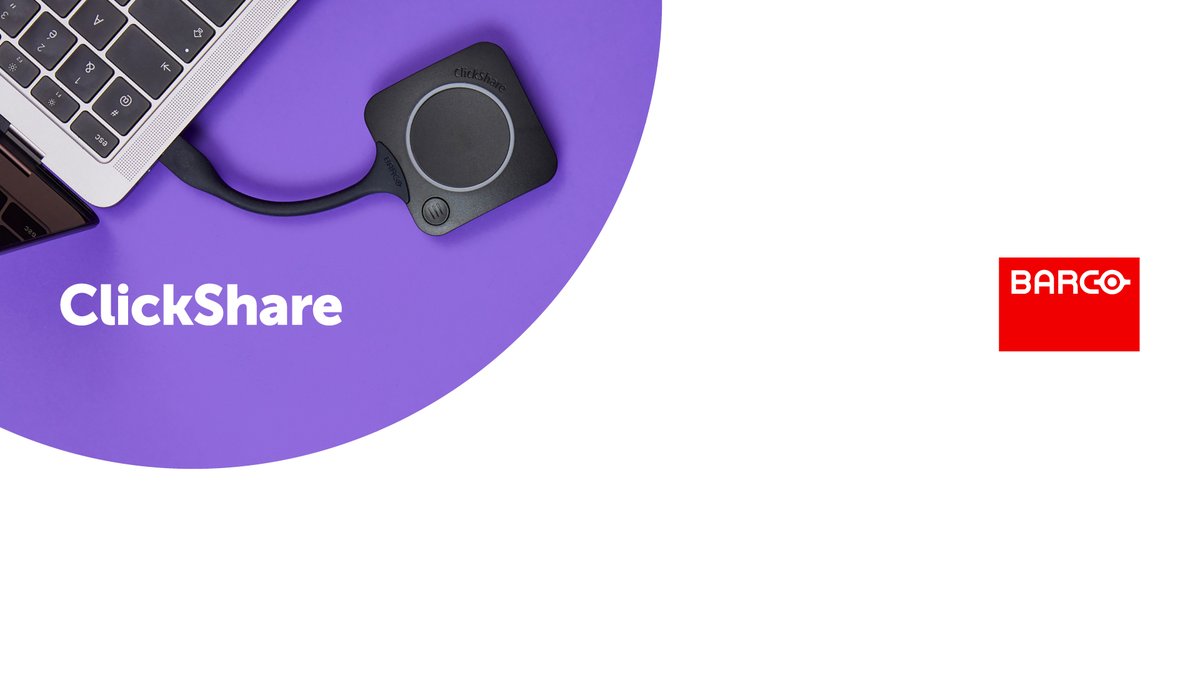 BarcoClickShare's tweet photo. Find your perfect ClickShare match for #hybridmeeting! Answer 3 simple questions and we'll pair you with the best #ClickShare solution for your room.
https://t.co/2FoXddqDhQ https://t.co/OFYKIi04aJ