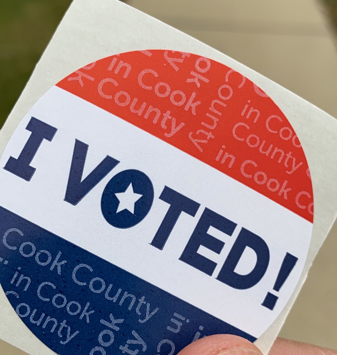 Let’s all do our part this election, every vote counts!