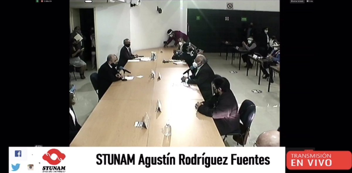 Buen día compañeras y compañeros, las autoridades de la UNAM hacen entrega de la propuesta para ser valorada por el  #CGH 

#EnVivo
#STUNAM
#NuevaNormalidad
#ConoceTuSindicato 
#LaPluralidadEsNuestraFuerza 
#UnidosVenceremos