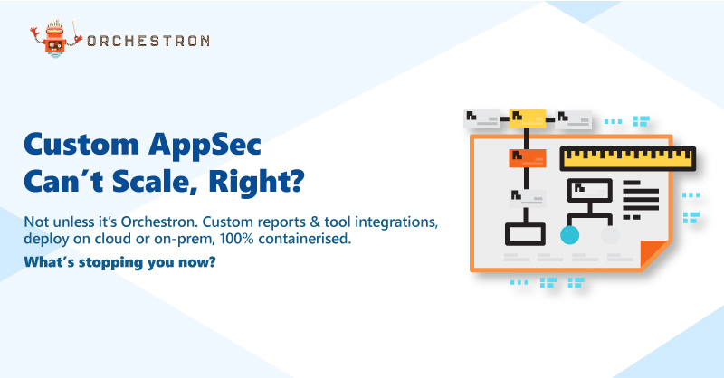 orchestronIO's tweet photo. No two apps are the same, so are #appsec programs. Orchestron fits into what works for you. Not the other way around! -  https://t.co/lf95SPuGuk

#vulnerabilitymanagement #devsecops #SolutionFocused