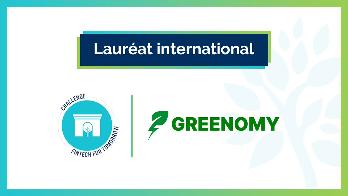 ThomasCOTTINET's tweet photo. Palmarès très prometteur du 3ème Challenge #FintechForTomorrow : @Villyz_FinTech , @EcoTree_contact &amp; #Greenomy , territoires, reboisement, taxonomie ➡️ la #FinTech innove au service de la réponse à l'#UrgenceEcologique par @FinforTomorrow https://t.co/GbJeCBIhFI