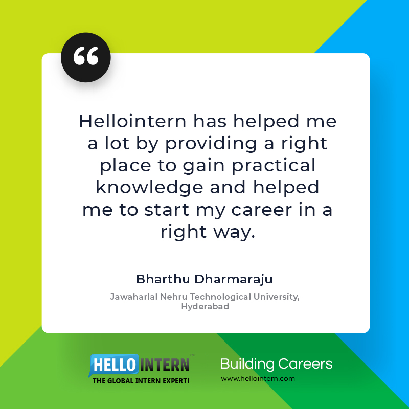 hellointern's tweet image. Here is what Interns have to say about HelloIntern.
Click Here: ow.ly/M7ME30rhxhw 
#instaintern #instacode #instalearn #share #follow #hellointern