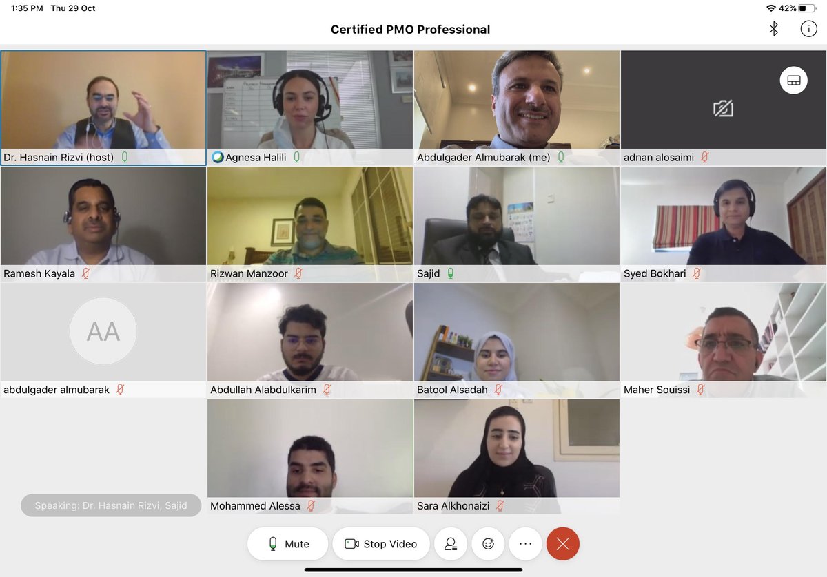 RizvisPM's tweet image. Enjoyed leading a week of engaging conversations with respected PMO experts from @Aramco @stc  @UN and @AlToukhiGroup with @LeoronGroup 

#pmo #projectmanagementoffice #radiatingknowledge #rizvi