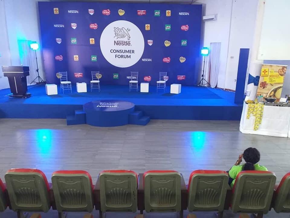 expghagency's tweet photo. Amazing Setup for  Nestle Consumer forum.  #WeAreEXP #EXPGhana https://t.co/tw5TkDt4Dm