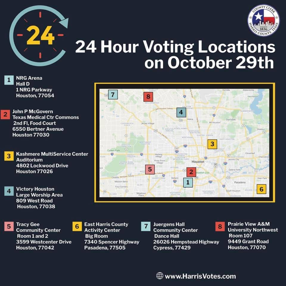 voteannbennett's tweet photo. Polls are open until 10pm tonight and 8 location are open for 24hrs!!! Take advantage and vote today for all Democrats! Like and share. The more people get reminded, the better #BlueWave2020 #FlipTexas #VoteEarly https://t.co/0Do4Q57iet