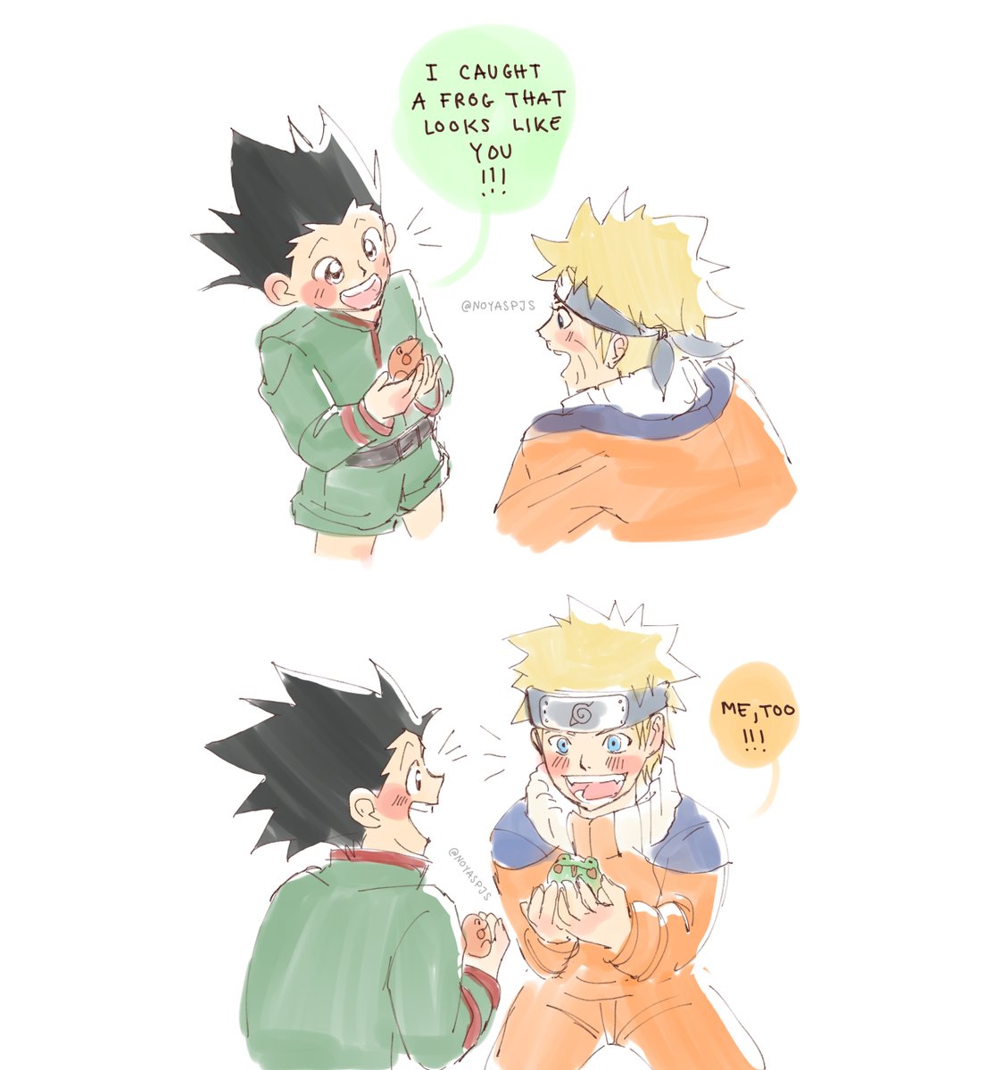noyaspjs's tweet photo. naruto hxh stans please open this!! 🌻 #hxh #naruto https://t.co/76CvUnxfUh