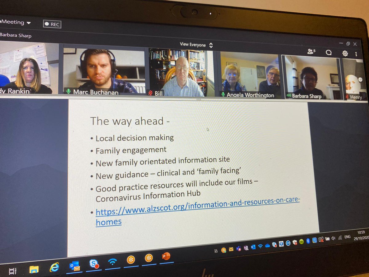 S_D_W_G's tweet image. Today the group had a very productive  discussion around care homes with @BarbaraKSharp. Barbara gave an excellent overview of the current situation and members shared their views on the way forward. Thanks to everyone who attended! @NDCAN_Scotland @alzscot @Jp1J @BarbaraKSharp