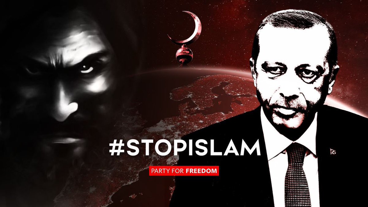 No Muhammad.
No Erdogan.
No terror.

Freedom: yes! Islam: no! 

#Wilders #stopislam #freedom